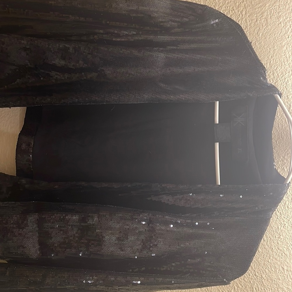 Kardashian collection crops sequenced jacket